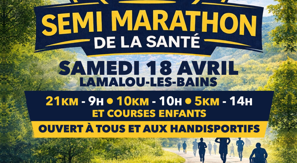 Semi-marathon de la santé le 18 avril à Lamalou
