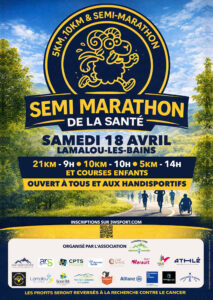Semi-marathon de la santé le 18 avril à Lamalou